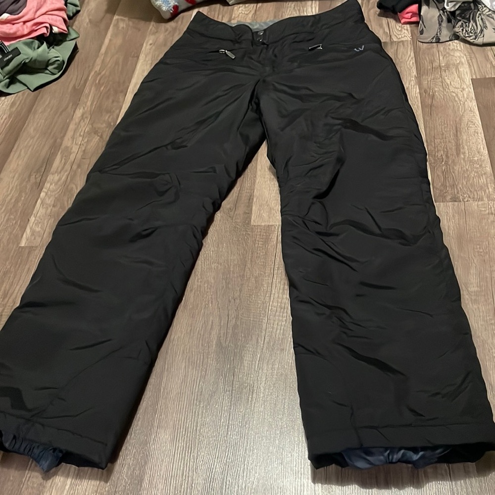 Women’s white sierra insulated snow pants size medium
